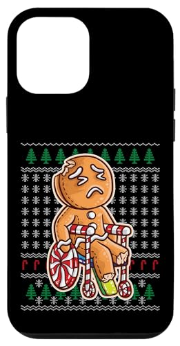 Hülle für iPhone 12 mini Lebkuchenmann im Rollstuhl Beinbruch Witz Keks Backen von BCC Santa's Christmas Shirts & Weihnachtsgeschenke