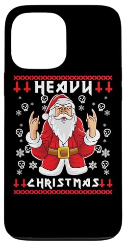 Hülle für iPhone 13 Pro Max Heavy Metal Christmas Sleigher Hail Santa Claus Rock Musik von BCC Santa's Christmas Shirts & Weihnachtsgeschenke