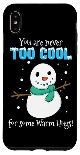 Hülle für iPhone XS Max You Are Never Too Cool For Some Warm Hugs X-Mas Schneemann von BCC Santa's Christmas Shirts & Weihnachtsgeschenke