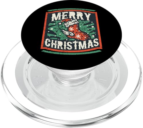 Merry Christmas Weihnachten Weihnachtsbaum Weihnachtsmann PopSockets PopGrip für MagSafe von BCC Santa's Christmas Shirts & Weihnachtsgeschenke