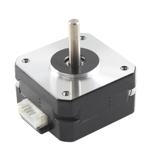 BCZAMD 3D-Drucker-Motor - Anycubi Kobrra Extruder Motor Replace - E-Achse Nema 17 Schrittmotor Bipolar 42 Motor: 1.8deg 2 Phrase Welle 22mm 1.0 A Heißes Ende Teil ohne Zuleitung - Packung mit 1 von BCZAMD