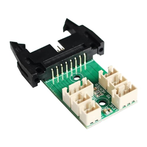 BCZAMD Anycubi Kobra2 3D Drucker Zubehör Hotend Adapter Board: Hot End Nozzle Breakout Module - Anschluss der Heizpatrone Thermistor Ventilator Nivellierung Extrudermotor Teil von BCZAMD