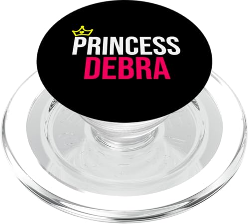 Prinzessin Debra Mädchen Frauen Rosa Weiß Schwarz Design PopSockets PopGrip für MagSafe von BDAZ