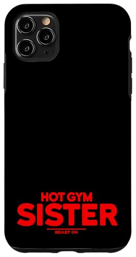 Hülle für iPhone 11 Pro Max Hot Gym Sister rot Bodybuilding Fitness Training Frauen Gym von BEAST ON