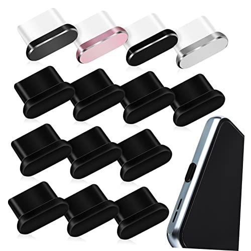 BEBEMOKO 14 STK Wasserdichter Stecker Anti-Stecker USB-C-Stecker typ c Staub plig s20 Handy staubschutz staubstoper der Anruf Telefon Typ-C-Abdeckungen USB-C-Abdeckung aus Silikon Metall von BEBEMOKO