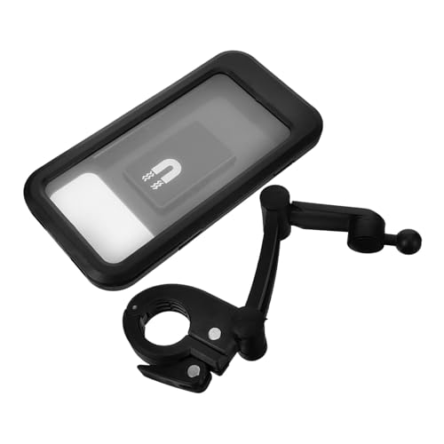 BEBEMOKO 360 Handyhalter Wasserdichter Telefonhalter Aus Kunststoff Fahrrad-telefonhalterung Fahrrad Telefonhalter Verstellbarer Telefonhalter wasserdichte Telefonhalterung Black Plastik von BEBEMOKO