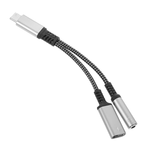 BEBEMOKO USB C Kopfhörer Adapter Auf Klinke USB C Zu Aux Adapter Mit 30W Schnellladefunktion Digitaler Audio Adapter Für Laptop Und Smartphones von BEBEMOKO