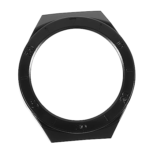 BEBEMOKO Watch Case Protective Retractable Pixel Smartwatch Watched Transparent Watch Screen Protector Privacy Clear Sense Watch Frame Protector Watch Shells PC Black von BEBEMOKO