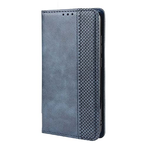 BEEJTUNY Leder Handyhülle für OnePlus Ace 5/OnePlus Ace 5 Pro, Hülle Flip Wallet Funktion mit Bumper Schutzhülle, Hülle Magnetische Passform, Mit 3 Kartenfächern. Blau von BEEJTUNY