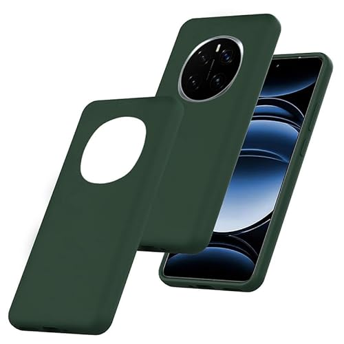 BEEJTUNY Silikonhülle für Honor Magic7 Pro/Magic 7 Pro Case, Bumper Handyhülle mit Silicone, Anti-Fingerabdruck, Anti-Verblassen, Ultralight Schutzhülle..Grün von BEEJTUNY