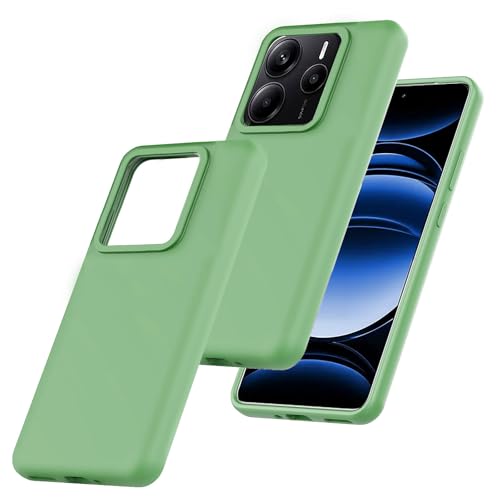 BEEJTUNY Silikonhülle für Xiaomi Redmi Note 14 5G Case, Bumper Handyhülle mit Silicone, Anti-Fingerabdruck, Anti-Verblassen, Ultralight Schutzhülle. Mintgrün BEEJTUNY Silikonhülle für Xiaomi Redmi Note 14 5G Case, Bumper Handyhülle mit Silicone, Anti-Fingerabdruck, Anti-Verblassen, Ultralight Schutzhülle. Mintgrün von BEEJTUNY