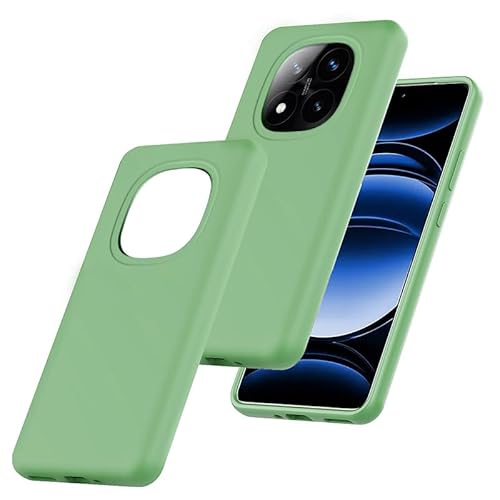 BEEJTUNY Silikonhülle für Xiaomi Redmi Note 14 Pro 5G Case, Bumper Handyhülle mit Silicone, Anti-Fingerabdruck, Anti-Verblassen, Ultralight Schutzhülle. Mintgrün BEEJTUNY Silikonhülle für Xiaomi Redmi Note 14 Pro 5G Case, Bumper Handyhülle mit Silicone, Anti-Fingerabdruck, Anti-Verblassen, Ultralight Schutzhülle. Mintgrün von BEEJTUNY
