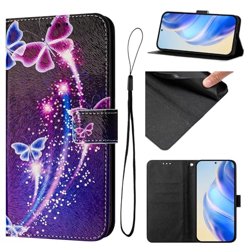 BEENTRYS Premium Leder Handyhülle für Samsung Galaxy A13 5G / 4G / A04S Hülle,Blume Kartenfach Ständer Magnetisch Schutzhülle Flip Stoßfest PU Klapphülle für Samsung Galaxy A13 5G / 4G / A04S-7 von BEENTRYS