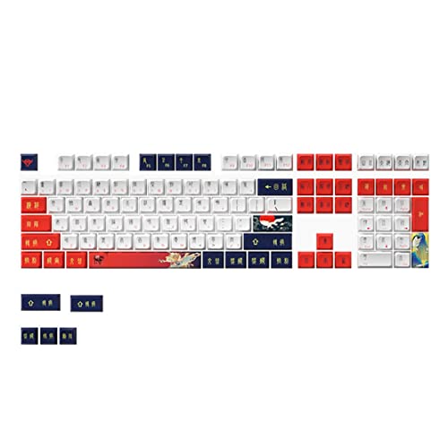 BEEOFICEPENG 114 PBT Keycap XDA Mechanische Tastatur Keycap Schlüsselabzieher für 61/87/104/108/Numerische Tastatur von BEEOFICEPENG