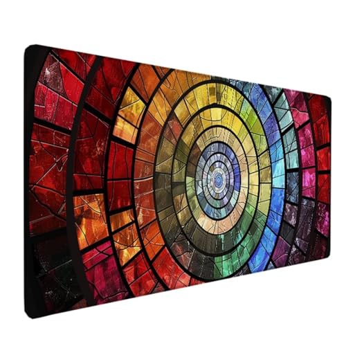 Mauspad 1200x600x3mm, Mousepad Große Kirschblüte Schreibtisch Matte, Anime Gaming Tastatur Matte, Rutschfeste Gummibasis, Großer Erweiterter Schreibtisch Schutz Für Home Office Farbe Einfach E-2 von BEIJUYHU