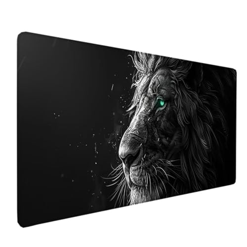 Mauspad – 600x300x3mm Gaming Mousepad – rutschfest und Wasserdicht – Vernähte Kanten Mouse Pad verbessert Geschwindigkeit und Präzision, Desk Mat Mausmatte für Büro, Computer – Schwarz Tier 9-0 von BEIJUYHU