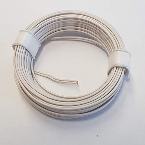 BELI-BECO L210/5 Kabel - Kupferlitze 2 x 0,08 mm² - 5 m Ring (weiß) von BELI-BECO