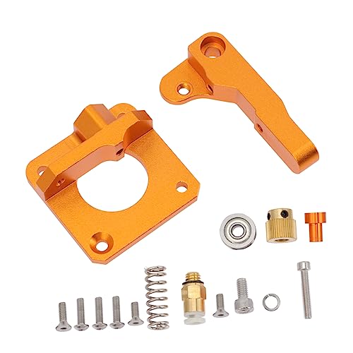 BELLIFFY 1 Satz 3d drucker zubehör D Druckerzubehör Ersetzen des Extruder-Aluminiumblocks Bowden-Extruder-Block Austausch des Extruder-Aluminiumblocks druckt extruder aluminiumblock Golden von BELLIFFY