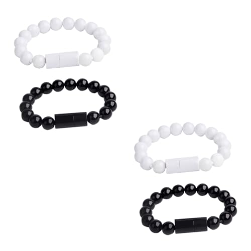 BELLIFFY 4 Stück Perlenarmband-ladegerät Typ c Ladegerät Tragbares Ladegerät Tragbare Ladegeräte Für Mobiltelefone Perlenladegerät USB-ladearmband USB-ladekabel Handy Ladekabel C USB-Kabel von BELLIFFY