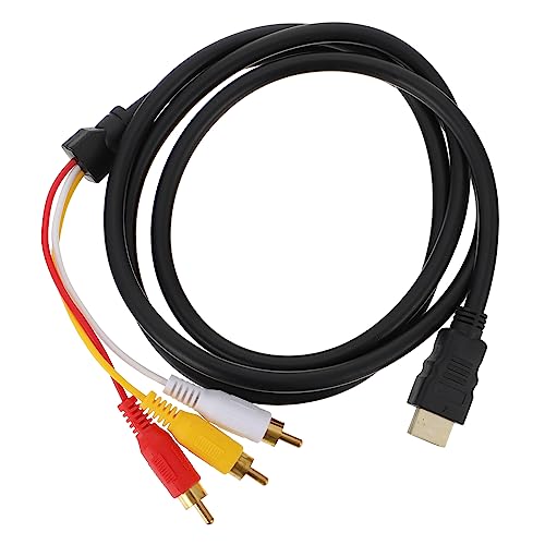 BELLIFFY Video Adapterkabel Zu Klinke Multimedia Signalübertragungskabel Für Audio Und Video Kompatibel Mit Scart Ideal Für TV DVD Player VCR Und Mehr von BELLIFFY