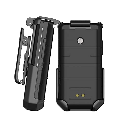 BELTRON Holster für CAT S22 Flip Phone (T-Mobile, entsperrt) – strapazierfähige, drehbare Gürtelclip-Halterung, kompatibel mit CAT S22 (industrielle Stärke) von BELTRON