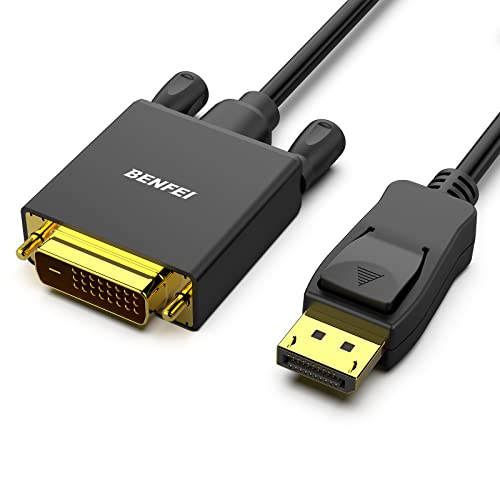 BENFEI DisplayPort auf DVI Kabel 0,9M 1080P@60HZ, Unidirektional DisplayPort DP Computer zu DVI-D 24+1 Monitor Stecker auf Stecker vergoldet für Lenovo Dell HP und andere Marken von BENFEI