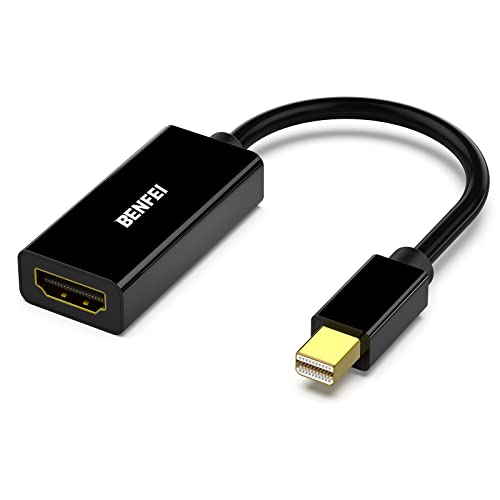 BENFEI Mini DisplayPort zu HDMI Adapter, DP (Thunderbolt) zu Konverter vergoldetes Kabel für MacBook Pro, MacBook Air, Mac Mini, Microsoft Surface Pro 3/4 usw von BENFEI