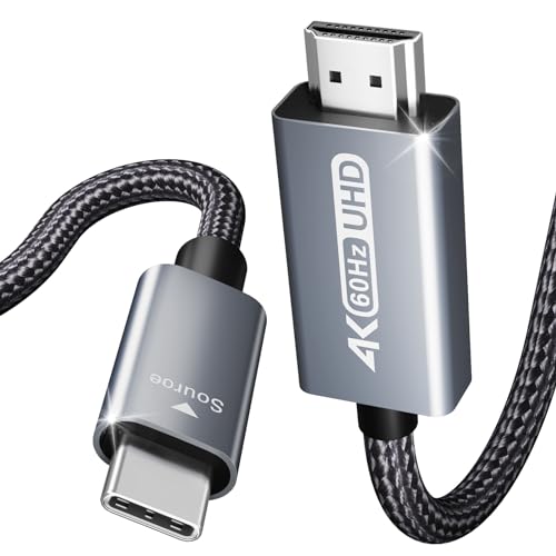 BENFEI USB C auf HDMI Kabel 0,9m(4K@60Hz, 2k@144Hz), USB Typ C auf HDMI [kompatibel Thunderbolt 3/4] für iPhone 15 Pro/Max MacBook Pro/Air 2023 iPad Pro iMac S23 XPS 17 usw von BENFEI