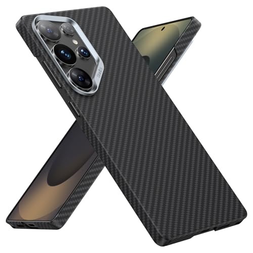 BENKS ArmorAir Hülle für Samsung Galaxy S25 Ultra Magnetische Handyhülle, Ultradünne und Leichte, Hergestellt aus Dupont Kevlar 600D Aramidfaser, Minimalistisches Design Schwarz von BENKS