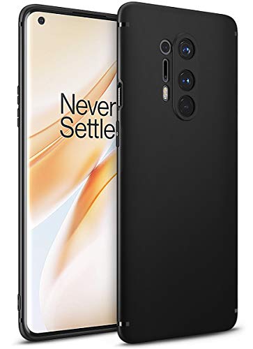 BENNALD Hülle für Oneplus 8 Pro Hülle, Soft Schutzhülle Case Cover - Premium TPU Tasche Handyhülle für Oneplus 8 Pro (Schwarz,Black) von BENNALD