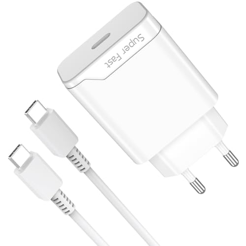 Ladekabel für Samsung S24 S23 S22 S21 S20 S10, 25W Schnellladegerät Schnellladekabel für Galaxy A23 A55 A15 Netzteil USB C Ladegerät Ladeadapter mit Schnellladefunktion von BENSN