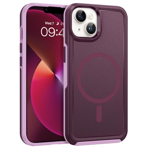 BENTOBEN Magnetische Schutzhülle für iPhone 13, iPhone 14, kompatibel mit Magsafe, schlankes Design, stoßfest, stoßfest, für Mädchen, Damen, Jungen, Herren, niedliche Hülle für iPhone 13/14 6.1, von BENTOBEN