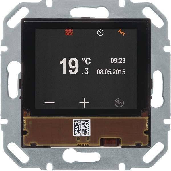 Berker KNX Temperaturregler mit 80440100 TFT-Display integriertem Busankoppler KN von BERKER GMBH & CO. KG