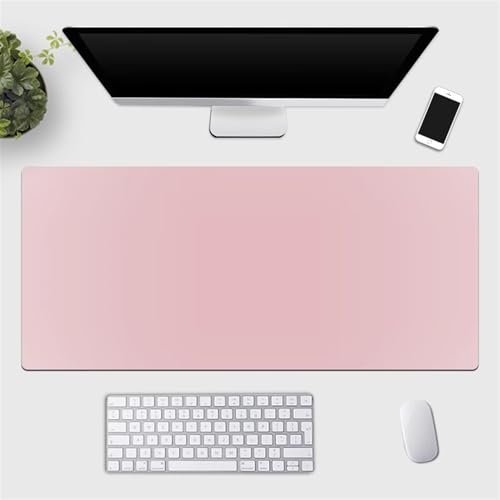 BESTORI Mauspad Gradient Schreibtisch Protector Matte wasserdicht Schreibtischschutz rutschfeste Mauspad für Gaming, Büro, Zuhause, Rosa 02, 120 x 60cm von BESTORI