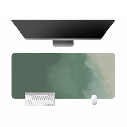 BESTORI Mauspad Wasserdicht Schreibtisch Protector Matte mit Ölgemälde-Stil Anti-Rutsch Gaming Tastatur Matte rutschfeste Mauspad für Büro, Zuhause, Stil 02, 70 x 35cm von BESTORI