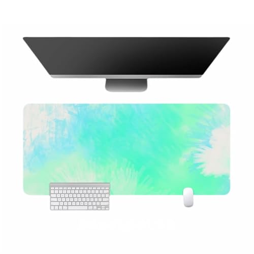 BESTORI Mauspad Wasserdicht Schreibtisch Protector Matte mit Ölgemälde-Stil Anti-Rutsch Gaming Tastatur Matte rutschfeste Mauspad für Büro, Zuhause, Stil 06, 140 x 70cm von BESTORI