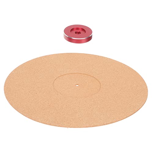 BESTonZON 1 Satz Phonographen Matte Picc-line-abdeckungen Schallplattenmatte Plattenspieler-pad Aus Vinyl Strapazierfähige Schallplattenunterlagen Schallplattenspielermatte Aus Vinyl Holz von BESTonZON