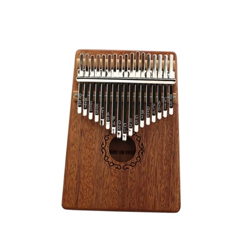 BESTonZON 1 Stück 17 Daumenklavier Kalimba Fingerklavier Mit 17 Tasten Stimmhammer Kalimba Musikinstrumente Kalimba-musikinstrument Daumenklavier Mit 17 Tasten Keyboard-klavier Bambus von BESTonZON