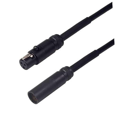 BESTonZON Mini-xlr-mikrofonkabel Mikrofon-splitter Für Kopfhörer Headset-mikrofon Mini-mikrofonkabel Kopfhöreradapter Geflochtenes Verlängerungskabel Stereokabel Audio- Mikrofon Mini Black von BESTonZON