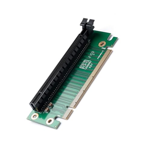 BFLKY Platzsparende PCIe 16x Grafikkarten Stecker Zu Buchsen Anschlüsse Mit 90-Grad Winkeln Für Bessere Belüftung von BFLKY