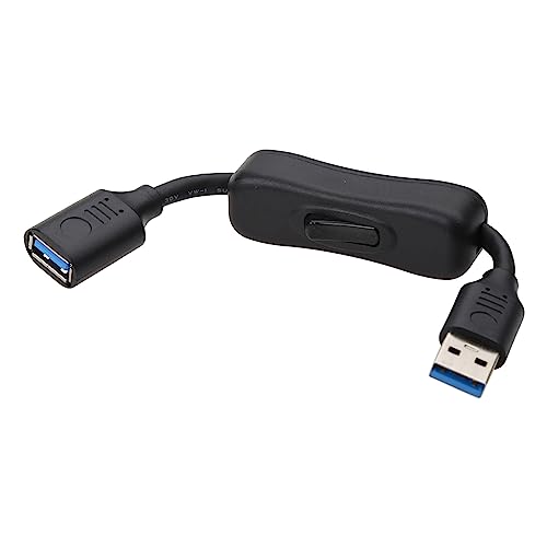 BFLKY USB Lüfter Stromversorgungsleitung Gerades USB3.0-Verlängerungskabel Mit Netzschalter Verlängerungskabel Für LED Licht von BFLKY