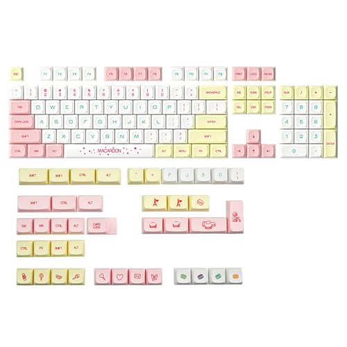 Tastenkappen Mit Buntem Motiv 146 Stück Für Mechanische Tastatur Anpasser von BFLKY