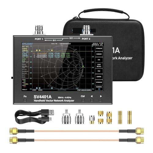 7" Touch LCD 50KHz-4,4GHz VNA VNA Vektor Netzwerk Antennenanalysator UHF HF VHF SWR 100db Dynamischer NanoVNA Tester - Messen, Prüfen von BGAZA