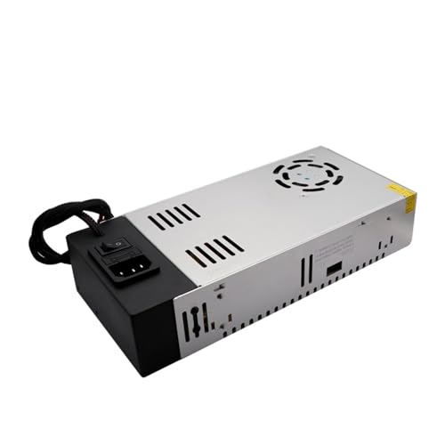 BGTSF Schaltnetzteil, 3D-Druckerteile Schaltnetzteil AC/DC 12V 30A S-360-12 360W und AC/DC 24V 15A 360W mit Netzschalter 3-polir Steckdose(24v15a) von BGTSF