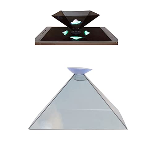 BHFYOB 3D Hologramm Projektor Py-ramid Handy Hologramm 3D Display Ständer Projektor von BHFYOB