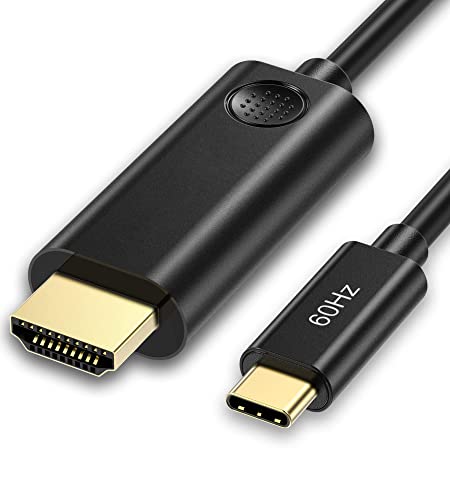 USB C zu HDMI Kabel 4K@60hz [3m,Vergoldetem Anschluss] USB 3.1 Typ C HDMI Kabel(Thunderbolt 3 kompatibel) Kompatibel mit iPhone 15 Pro/iPhone 15 Pro Max, MacBook Pro, Dell, HP, Samsung, Huawei von BHHB