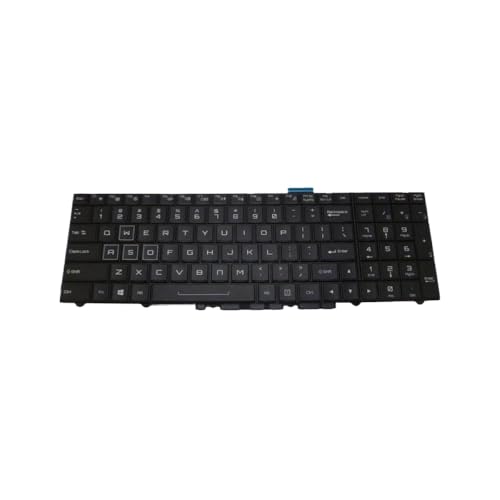 BHWONRZY Tastatur mit Hintergrundbeleuchtung, kompatibel mit P750TM P750ZM P750TM1-G P751TM P751TM1-G P775TM-G P751ZM P770ZM P770DM P771DM Englisches Layout (japanisches JP) von BHWONRZY