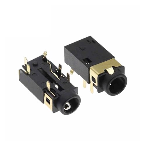 10Pcs 3.5Mm Dip Headphone Socket Audio Socket Pj-342 Mounted 6 Feet Double Track Gold Plated PJ342 BIANMTSW von BIANMTSW