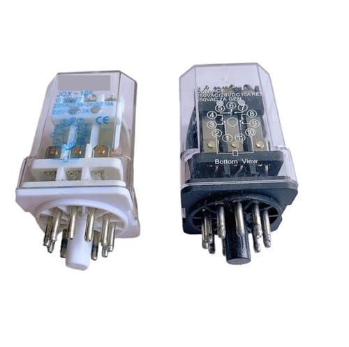 Elektronisches Zubehör Intermediate relay JQX-10F 2Z/3Z JTX-2C JTX-3C small relay 8PIN DC12V DC24V AC110V AC220V(JQX-10F 2Z,DC12V) von BIANMTSW