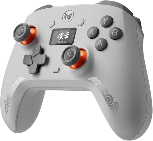 BIGBIG WON PC Gaming Controller, kabelloser Controller mit Benutzerdefinierten Tasten, 6-Achsen-Gyro, Dual Shock, Makro, Turbo, Bluetooth Game Controller für Windows 10/Android/iOS/PC BIGBIG WON PC Gaming Controller, kabelloser Controller mit Benutzerdefinierten Tasten, 6-Achsen-Gyro, Dual Shock, Makro, Turbo, Bluetooth Game Controller für Windows 10/Android/iOS/PC von BIGBIG WON